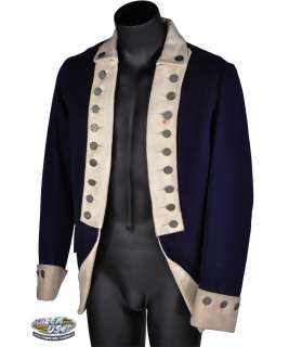 Lot 212 - Heath Ledger "Gabriel Martin" screen-worn Continental Army coat from The Patriot