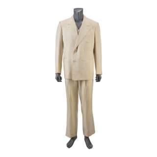 JOHNNY DANGEROUSLY (1984) - Lot #1034 : Johnny "Dangerously" Kelly‘s (Michael Keaton) Screen-Matched Pinstripe Suit Costume