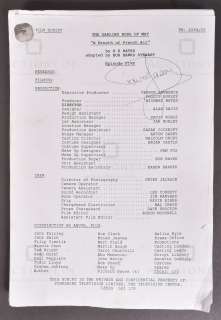 THE DARLING BUDS OF MAY (ITV DRAMA SERIES) - ORIGINAL SCRIPT | Auctioneum Ltd