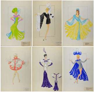 A. P. (Bert) Rayson, original Theatrical costume designs, watercolour and gouache, most signed and… | Ewbank’s