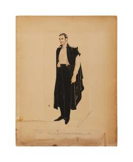 Clark Gable | 1939 Costume Design Sketch Signed by Walter Plunkett from "Gone With The Wind" | Julien’s