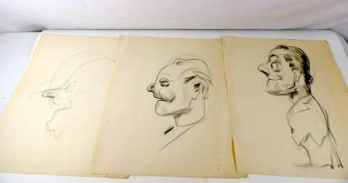 Famed Character Actor Sig Ruman Artist Sketches | Eagles Corps International LLC