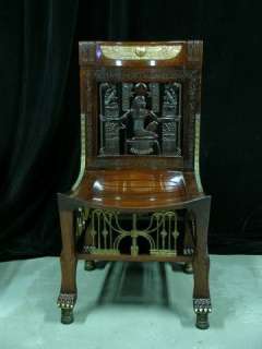 Ten Commandments Nefretiri (Anne Baxter) Royal Chair | Premiere Props