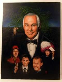 Johnny Carson Original Oil Painting | Premiere Props