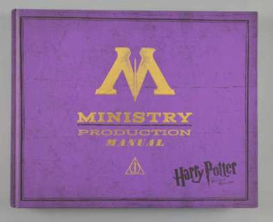 Harry Potter and the Deathly Hallows, Ministry Production Manual gifted to the crew at the end of… | Ewbank’s