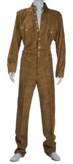 Lot 701 - RICHARD CHAMBERLAIN: "ALLAN QUATERMAIN AND THE LOST CITY OF GOLD" ORIGINAL COSTUME AND SIGNED MEMORABILIA (WITH DVD)