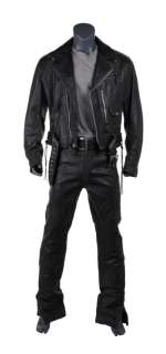 TERMINATOR 2: JUDGEMENT DAY (T2): ARNOLD SCHWARZENEGGER "T-800" ENSEMBLE (WITH DVD) | Julien’s