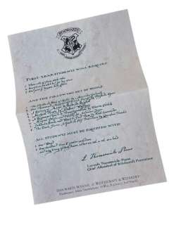 Harry Potter and the Sorcerer’s Stone (2001) - Harry Hogwarts Acceptance Letter - Handwritten | Hanlin Auction Service