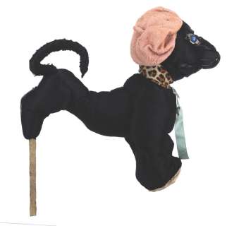 A Beatnik Black Panther Puppet from "Time for Beany. | Van Eaton Galleries