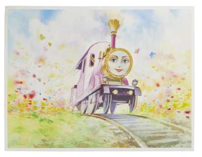 Thomas And the Magic Railroad | Lady Watercolor Concept Artwork | Julien’s