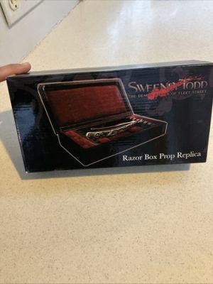 Sweeney Todd Neca Razor Box Prop Replica Johnny Depp Brand New | eBay US (Buy It Now)