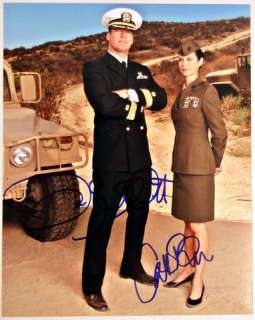 Lot 488 - Jag David James Elliott/ Catherine Bell Signed Photo