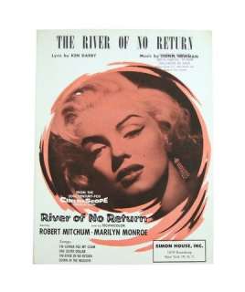 Lot 581 - River Of No Return Original Sheet Music
