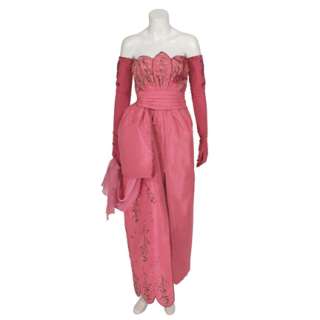 LAVERNE AND SHIRLEY - Laverne DeFazio (Penny Marshall) pink dress with gloves