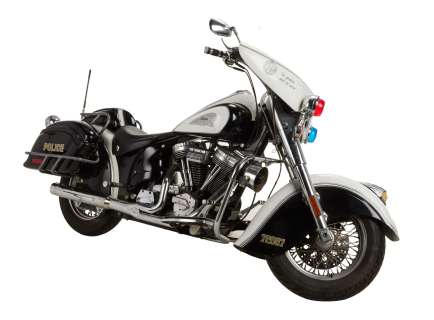 Terminator 3: Rise of the Machines | Terminator (Arnold Schwarzenegger) 2002 Indian Chief "Police Special" Motorcycle | Julien’s