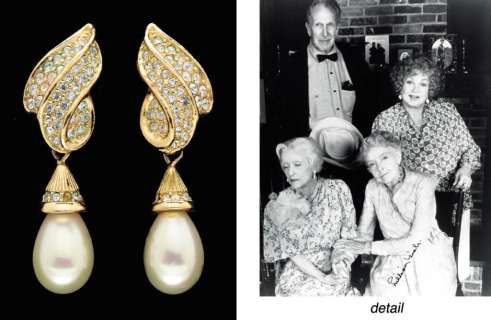 BETTE DAVIS SIGNED FILM POSTER AND EARRINGS FROM "THE WHALES OF AUGUST" | Christie’s