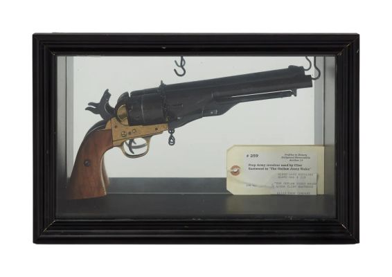 The Outlaw Josey Wales | Lot #451 - Josey Wales (Clint Eastwood) Hero M1860 Army Revolver Prop | Julien’s