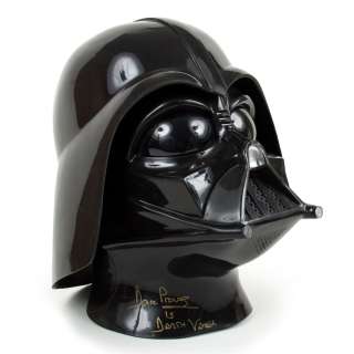 Don Post Star Wars Darth Vader Collector Helmet Signed by Dave Prowse Twice | Blacksparrow