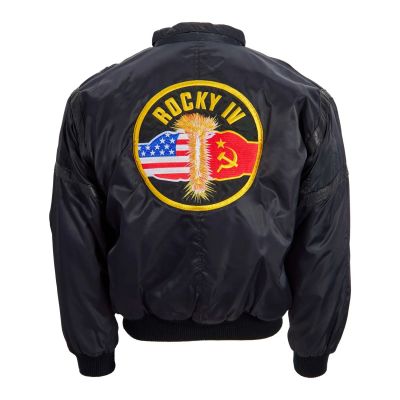 Jerry Weintraub | Lot #170 - “Rocky IV” Crew Jacket with Sylvester Stallone Signed Photo | Julien’s