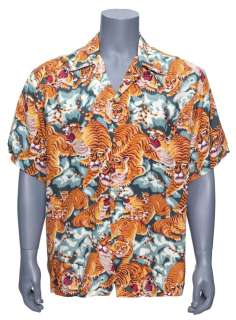 12 MONKEYS (1995) - Lot #435 : James Cole‘s (Bruce Willis) Hawaiian Tiger Shirt