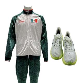 Lot 221 - Creed III Duke Wood Harris Screen Worn Zip-Front Jacket Short Sleeve Shirt Draw String Pants & Lace-Up Athletic Shoes Ch 8 Sc 69-89 - Lot #221 - Creed III Duke Wood Harris Screen Worn Zip-Front Jacket Short Sleeve Shirt Draw String Pants & Lace-Up Athletic Shoes Ch 8 Sc 69-89: Authentic Auction Item | VIP Fan Auctions