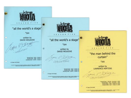 Lot 245 - La Femme Nikita Season 5 Signed Script Group | Weiss Auctions