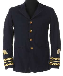 Lot 782 - James Mason "Captain Nemo" uniform jacket from 20,000 Leagues Under the Sea.