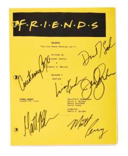 Lot 867 - Friends | Cast Signed Script