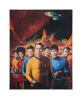 Star Trek: The Original Series | Cast-Signed Poster | Julien’s