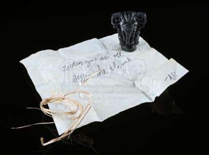 Jumanji (2017) | Elephant Token and Note | Propstore