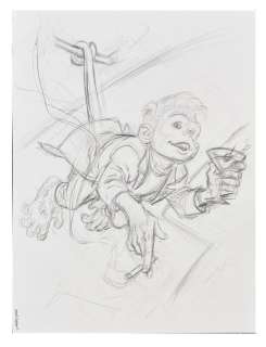 Lot 434 - Monkeybone | "Monkeybone" and "Down Town Residents" Concept Artwork