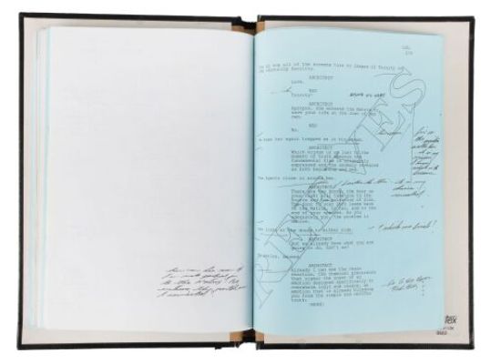 THE MATRIX RELOADED (2003) - Lot #282 : Keanu Reeves‘ Personal Bound Hand-Annotated Script