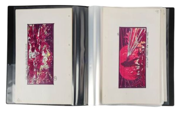 APOCALYPSE NOW (1979) - Lot #467 : Collection of 60 Dean Tavoularis-Signed Printed Alternate Ending Storyboards