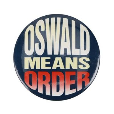Batman Returns | Large "Oswald Means Order" Campaign Badge | Propstore (Buy Now)
