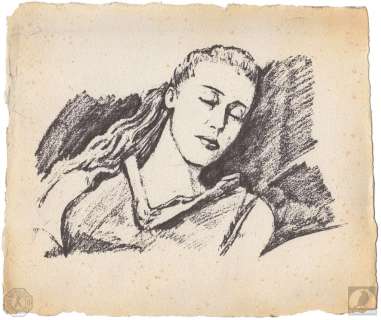 The 100 Authentic Production Copy of Clarke’s Lexa Drawing from Episode 306 | Blacksparrow