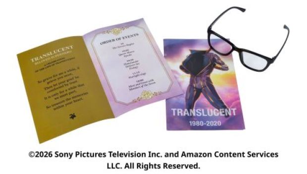The Boys (T.V. Series, 2019-2026) | Lot 17: Translucent’s Eye Glasses and Memorial Programs | Propstore