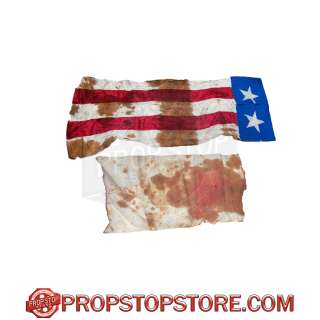 Judge Dredd | Judge Fargo (Max Von Sydow) Bloody Flag and Bandage | PropStopStore