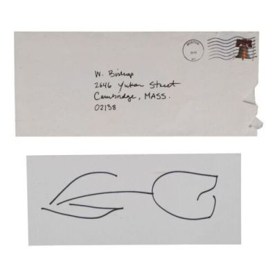FRINGE (T.V. SERIES, 2008-2013) - Lot #766 : Walter Bishop‘s (John Noble) "White Tulip" Envelope and Letter to Peter (Joshua Jackson)