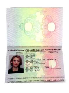The Age of Adaline Ellis Jones (Michiel Huisman) Passport Movie Props | Premiere Props