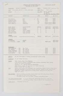 Star Wars Return of The Jedi (1983) - Revenge of The Jedi call sheet No. 10 from Tuesday 22nd… | Ewbank’s