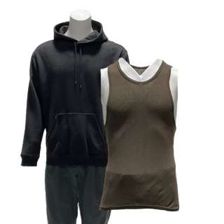 Road House Dalton Screen Worn Hoodie, Tank Top & Zip-Front Pants Ch 1&1a Sc Multiple | VIP Fan Auctions