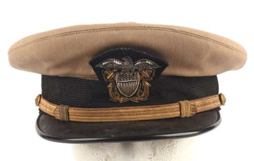 Gary Cooper Youre in The Navy Now (1951) Naval Officer Cap worn by Gary Cooper in the Hollywood… | Ewbank’s