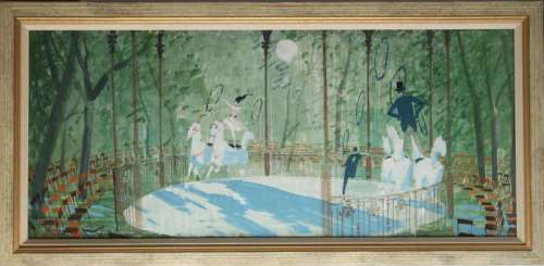 John DeCuir - Original set design believed to the from the production Circus World (1964). Gouache,… | Ewbank’s
