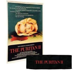 Maxxxine The Puritan Screen Used Chairback & Poster | VIP Fan Auctions