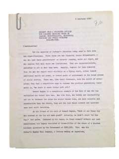 Collier’s Magazine Howard Hughes Handwritten Revisions | Premiere Props