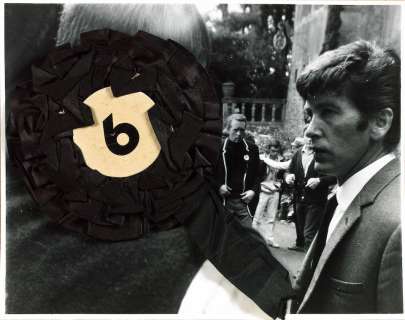 An original ’No. 6’ rosette from the cult TV series ’The Prisoner’, starring Patrick McGoohan, 1960s | Bonhams