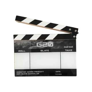 G20 Production Used (2nd Unit) Clapper Board | VIP Fan Auctions
