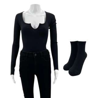 Scream VI Quinn Bailey (Liana Liberato) Screen Worn Shirt, Jeans & Socks | VIP Fan Auctions