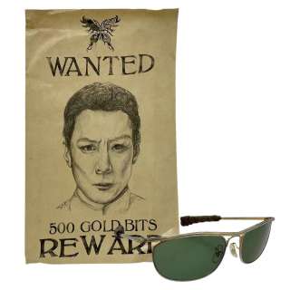 Into The Badlands (2015-2019) Sunny (Daniel Wu) Screen Used Glasses & Wanted Poster | VIP Fan Auctions