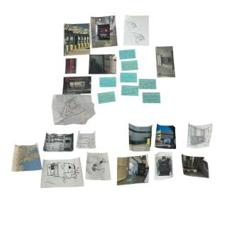 The Pickup Screen Used Hangar Garage Heist Planning Board Contnents #228 | VIP Fan Auctions